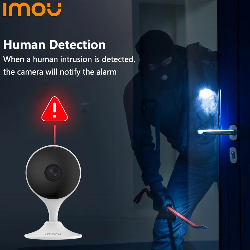 Dahua IMOU Cue 2 Wifi Camera Support Night Vision Human Detection Two-Way Talk Survalance Min Camera Smart Home Baby Monitor